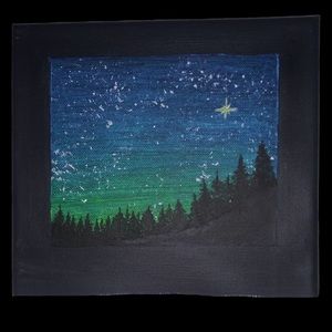Starry Nights Acrylic Paintings